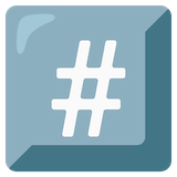 keycap-hash Emoji google