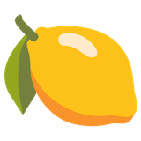 lemon Emoji google