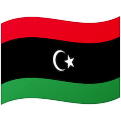 Флаг Ливии Эмодзи на Google Android и Chromebook