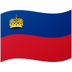 Флаг Лихтенштейна Эмодзи на Google Android и Chromebook