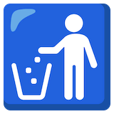 litter-in-bin-sign Emoji google