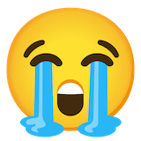 loudly-crying-face Emoji google
