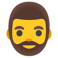 🧔‍♂️ Man: Beard Emoji on Google Android and Chromebooks