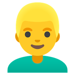 Hombre de pelo rubio on Google