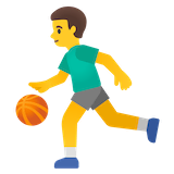 man-bouncing-ball Emoji google