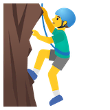 man-climbing Emoji google