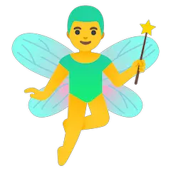 🧚‍♂️ Man Fairy Emoji on Google Android and Chromebooks