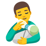 man-feeding-baby Emoji google