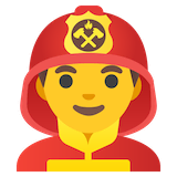 man-firefighter Emoji google