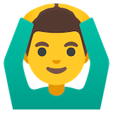 man-gesturing-ok Emoji google