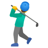 man-golfing Emoji google
