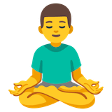 man-in-lotus-position Emoji google