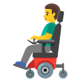 man-in-motorized-wheelchair Emoji google