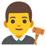 man-judge Emoji google