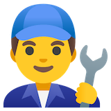 man-mechanic Emoji google