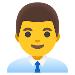 Man Office Worker on Google