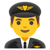 man-pilot Emoji google