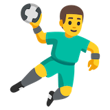 man-playing-handball Emoji google