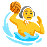 man-playing-water-polo Emoji google