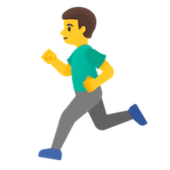 🏃‍♂️ Man Running Emoji on Google Android and Chromebooks