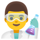 man-scientist Emoji google
