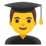 man-student Emoji google