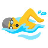 man-swimming Emoji google