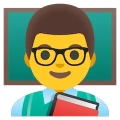👨‍🏫 Professore Emoji su Google Android, Chromebooks