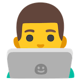 man-technologist Emoji google