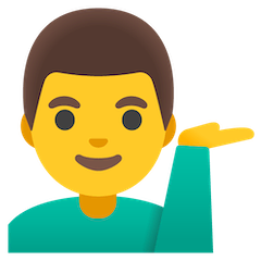 💁‍♂️ Man Tipping Hand Emoji on Google Android and Chromebooks