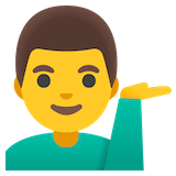 man-tipping-hand Emoji google