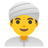 man-wearing-turban Emoji google