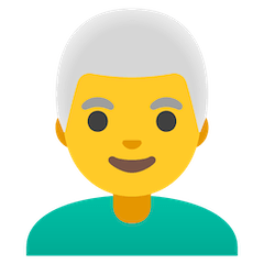 Homme aux cheveux blancs on Google