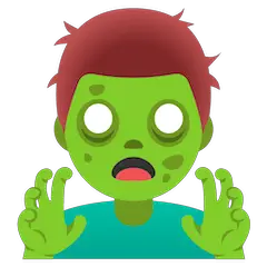 Man Zombie Emoji on Google Android and Chromebooks