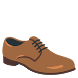 mans-shoe Emoji google