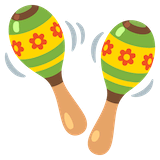 maracas Emoji google
