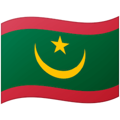 🇲🇷 Bandeira da Mauritânia Emoji nos Google Android, Chromebooks