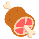 meat-on-bone Emoji google