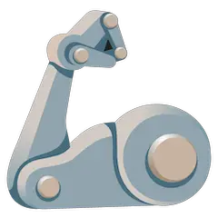 Mechanischer Arm Emoji Google Android, Chromebook