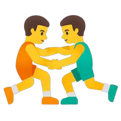 🤼‍♂️ Men Wrestling Emoji on Google Android and Chromebooks