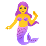 mermaid Emoji google