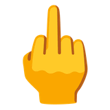 middle-finger Emoji google