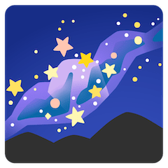 🌌 Milky Way Emoji on Google Android and Chromebooks