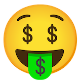 money-mouth-face Emoji google