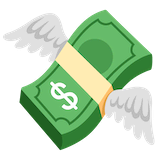 money-with-wings Emoji google
