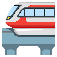 🚝 Monorail Emoji on Google Android and Chromebooks