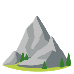 ⛰️ Mountain Emoji on Google Android and Chromebooks