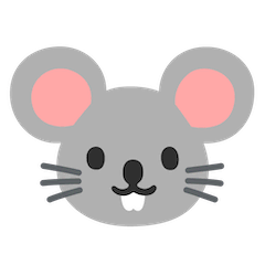 Mouse Face Emoji on Google Android and Chromebooks