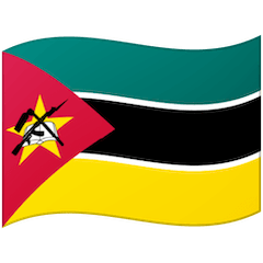 Flagge von Mosambik Emoji Google Android, Chromebook