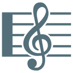 Partitura musical Emoji Google Android, Chromebook